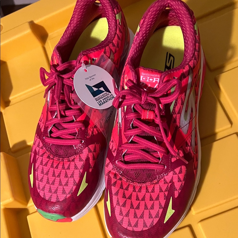 Skechers Women's Red Athletic Shoes